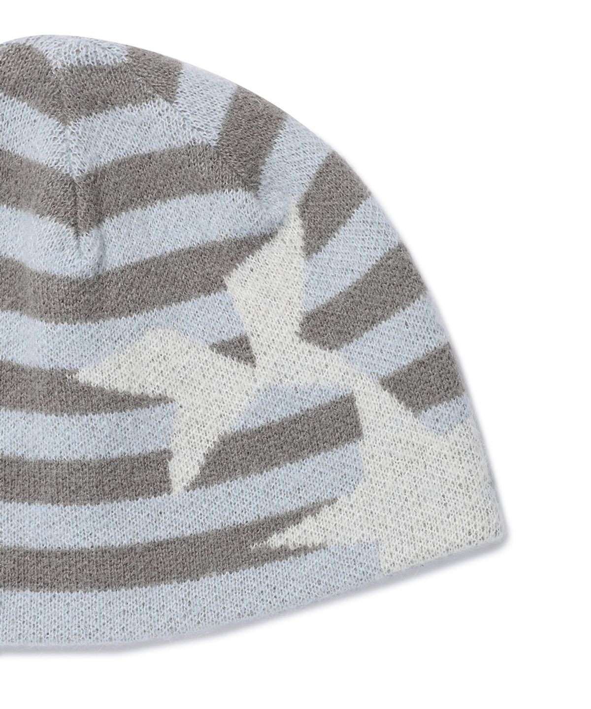 카비시(CAVISH) STRIPED TWIN STAR BEANIE BLUE(CV2GFUAB30A)