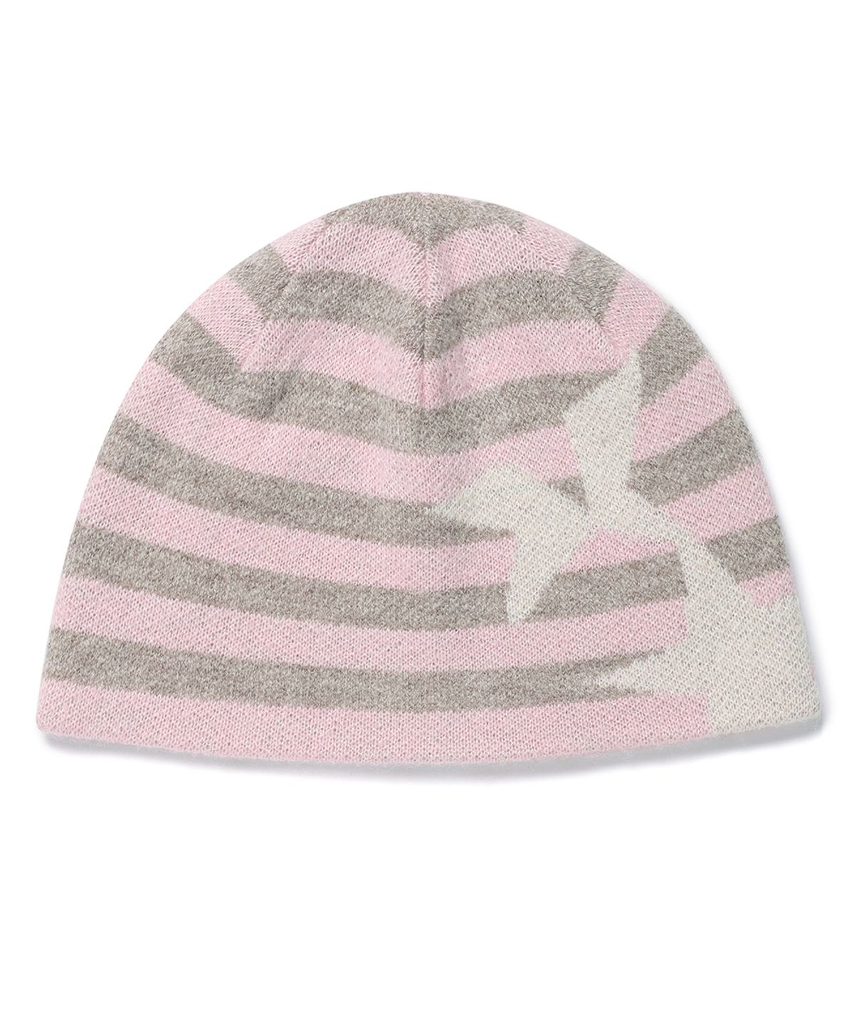 카비시(CAVISH) STRIPED TWIN STAR BEANIE PINK(CV2GFUAB30A)