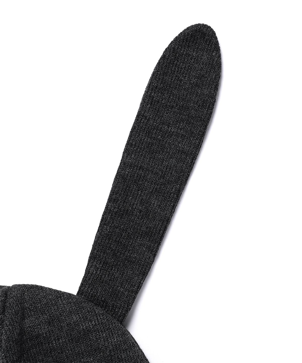 카비시(CAVISH) RABBIT BUTTON BEANIE CHARCOAL(CV2GFUAB33A)