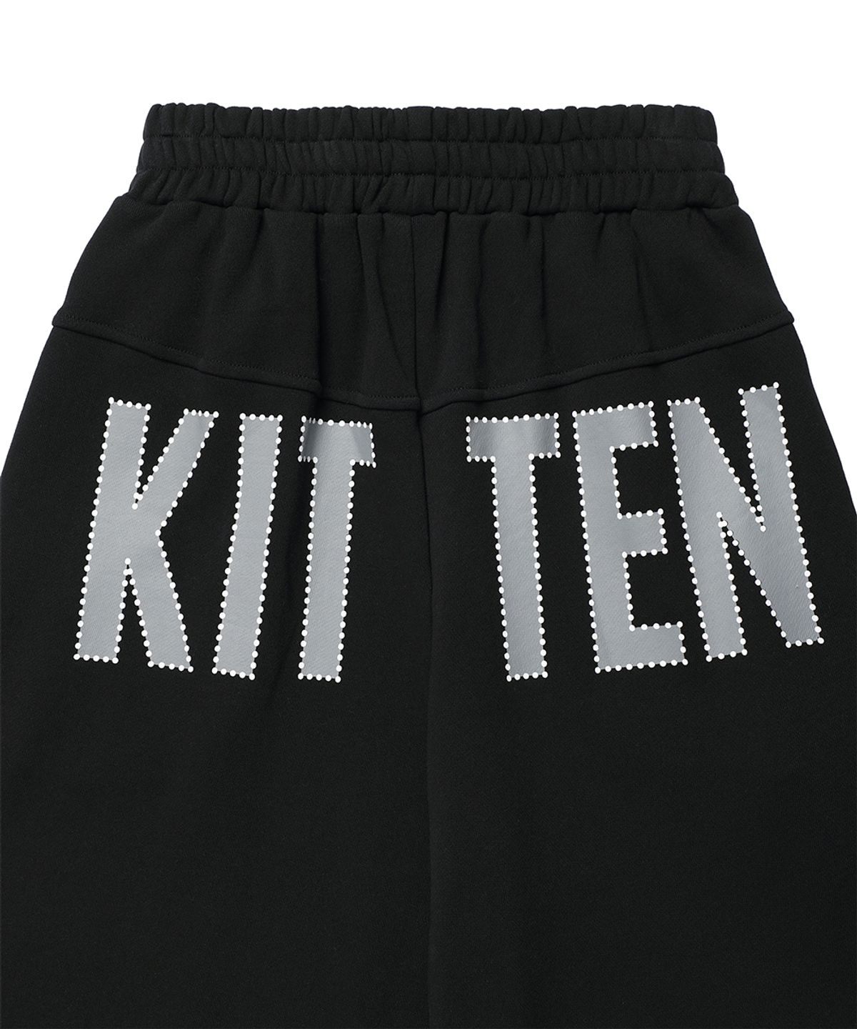 카비시(CAVISH) KITTEN WIDE SWEAT PANTS BLACK(CV2GFFPA03A)