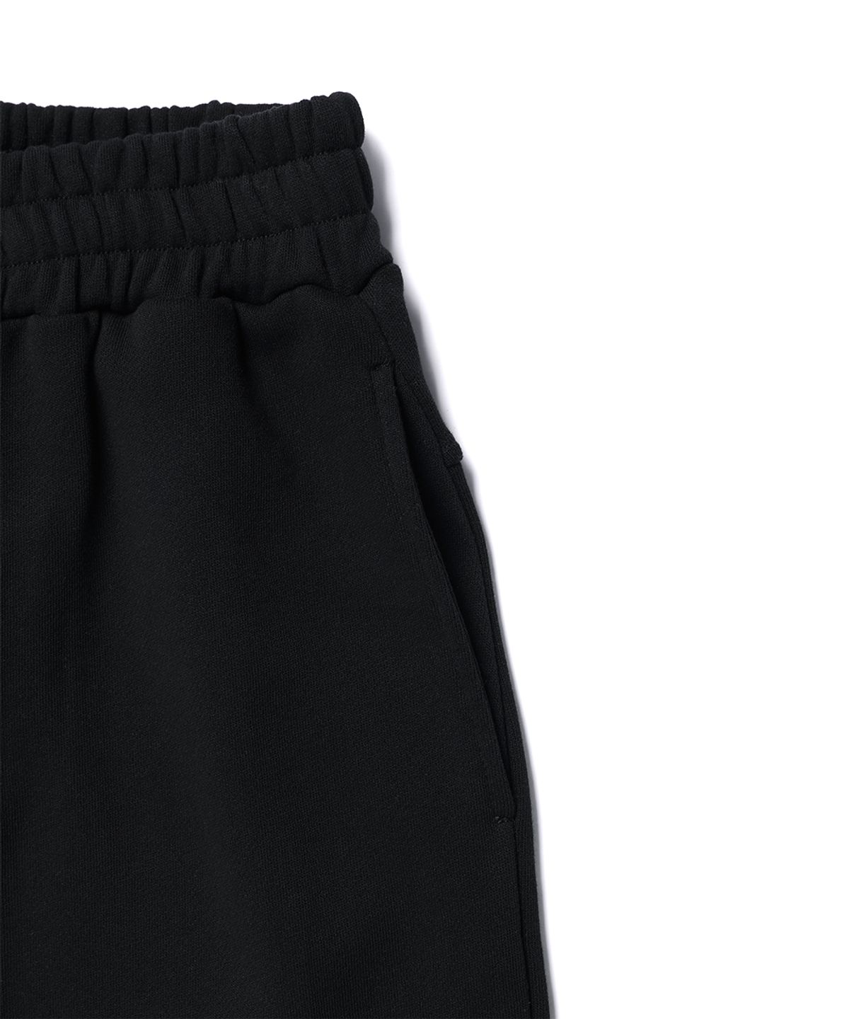 카비시(CAVISH) FUR KITTEN WIDE SWEAT PANTS BLACK(CV2GFFPA00A)