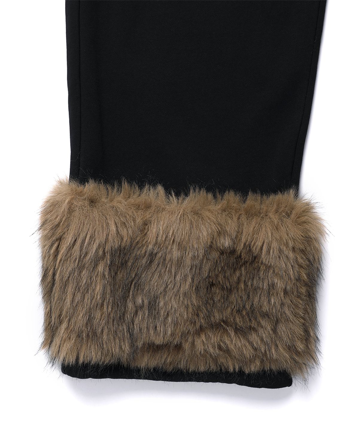 카비시(CAVISH) FUR KITTEN WIDE SWEAT PANTS BLACK(CV2GFFPA00A)