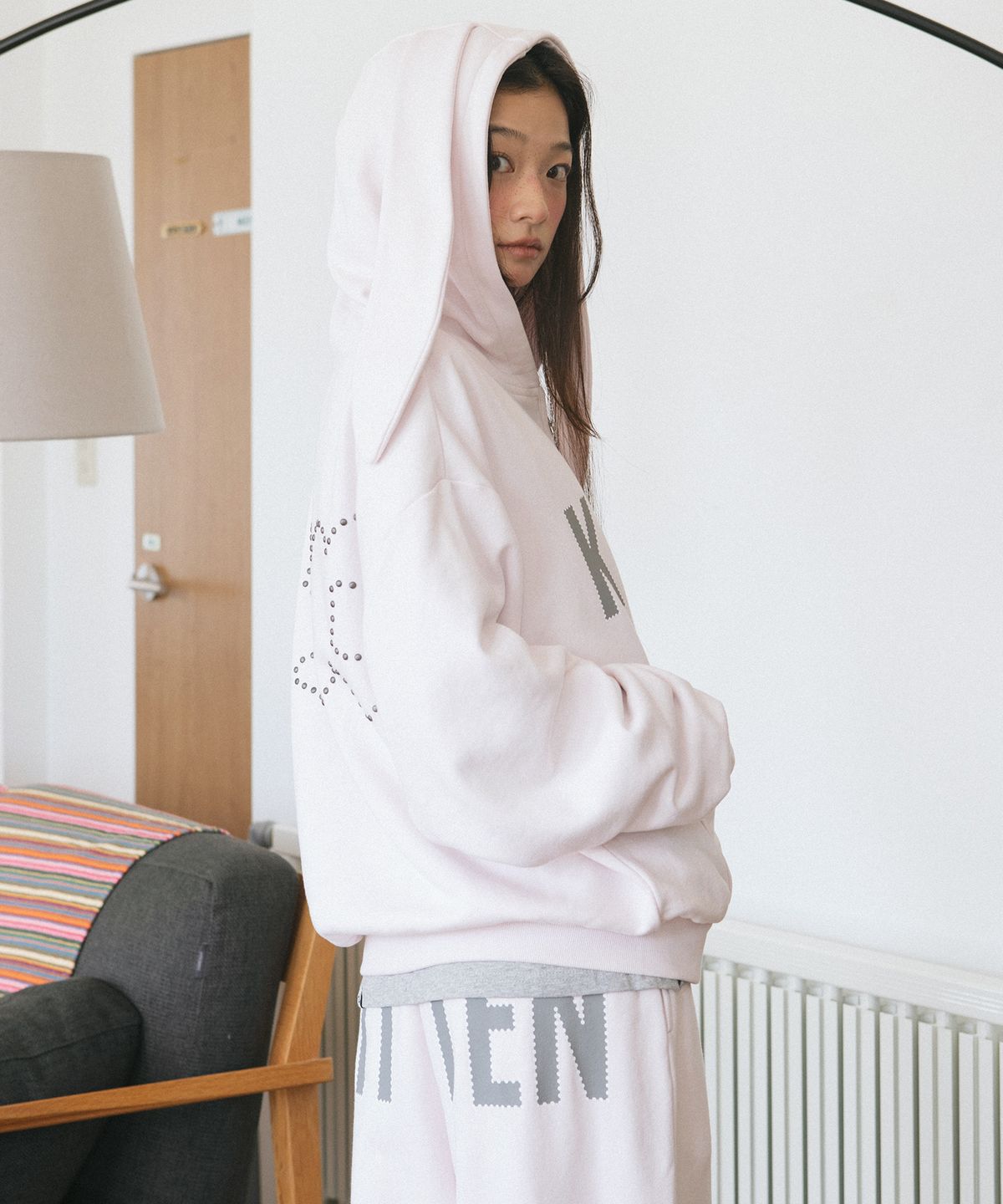 카비시(CAVISH) FUR KITTEN WIDE SWEAT PANTS PINK(CV2GFFPA00A)