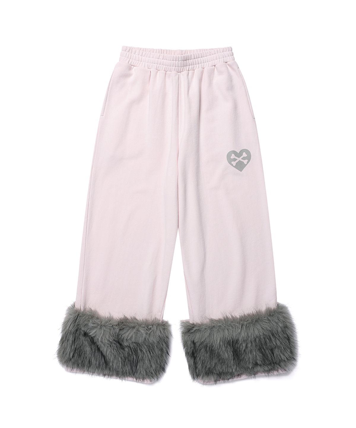 카비시(CAVISH) FUR KITTEN WIDE SWEAT PANTS PINK(CV2GFFPA00A)