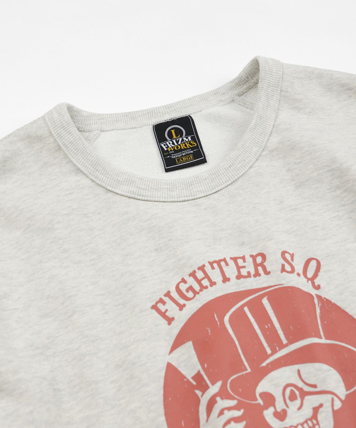 프리즘웍스(FRIZMWORKS) 95TH FIGHTER SQ SWEATSHIRT _ OATMEAL