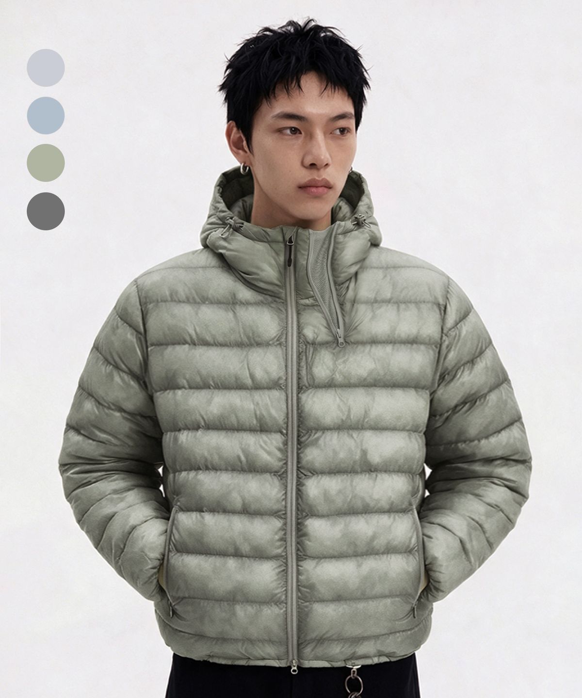 무신사 스탠다드 스포츠(MUSINSA STANDARD SPORTS) 벤트 시어로프트 패딩자켓 (4color)