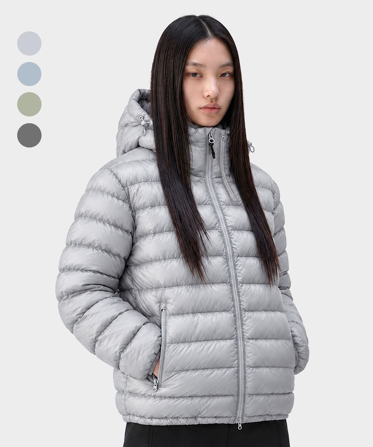 무신사 스탠다드 스포츠(MUSINSA STANDARD SPORTS) 벤트 시어로프트 패딩자켓 (4color)
