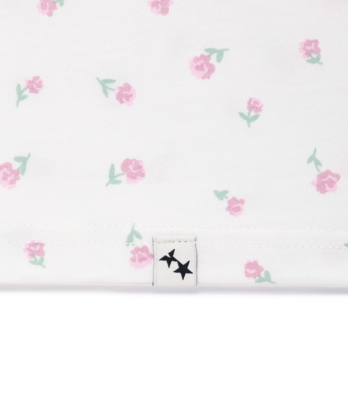 카비시(CAVISH) FLOWER SELLER LOGO LS TEE WHITE(PINK)(CV2GSUT551A)
