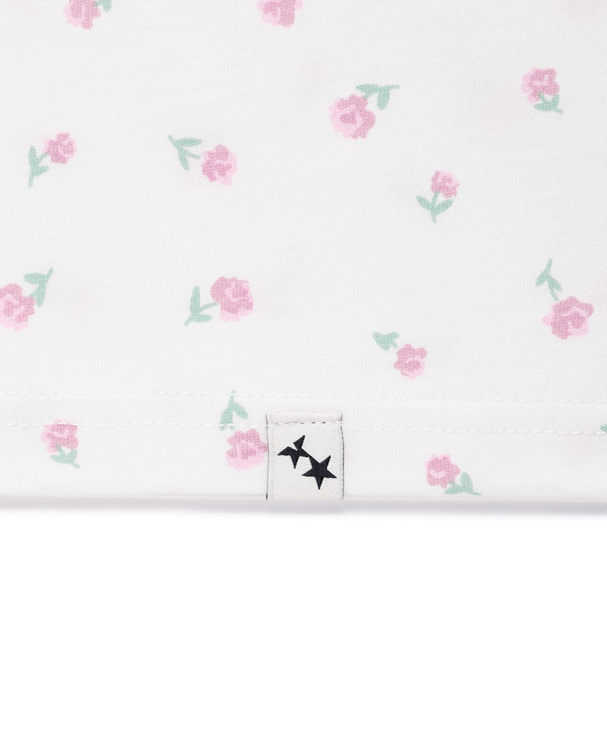 카비시(CAVISH) FLOWER SELLER LOGO LS TEE WHITE(PINK)(CV2GSUT551A)