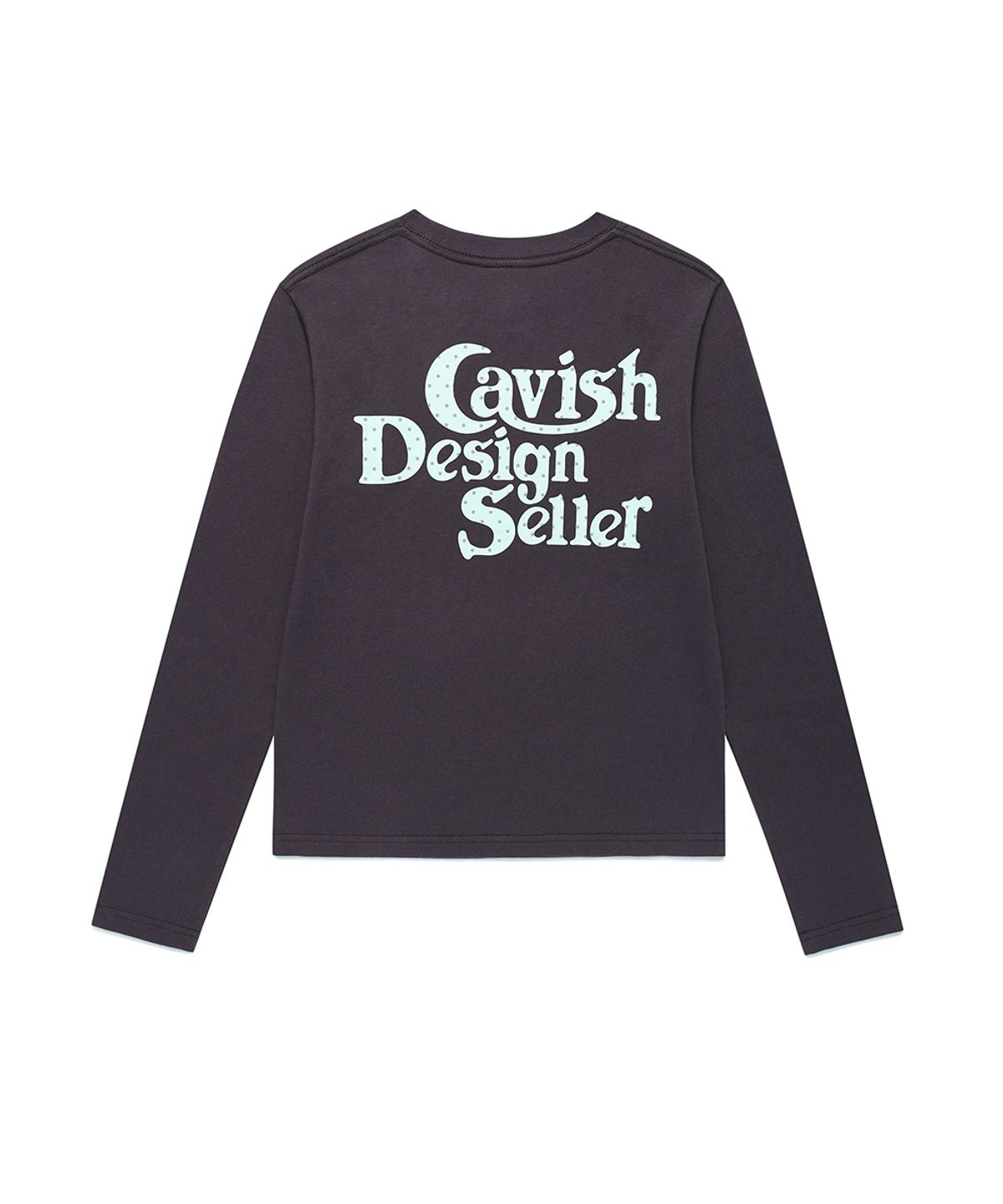 카비시(CAVISH) STAR SELLER LOGO LS TEE DARK PURPLE(CV2GSUT579A)