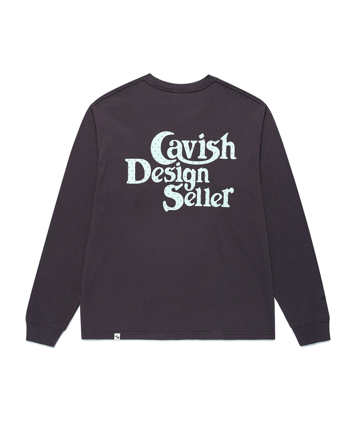 카비시(CAVISH) STAR SELLER LOGO LS TEE DARK PURPLE(CV2GSUT579A)