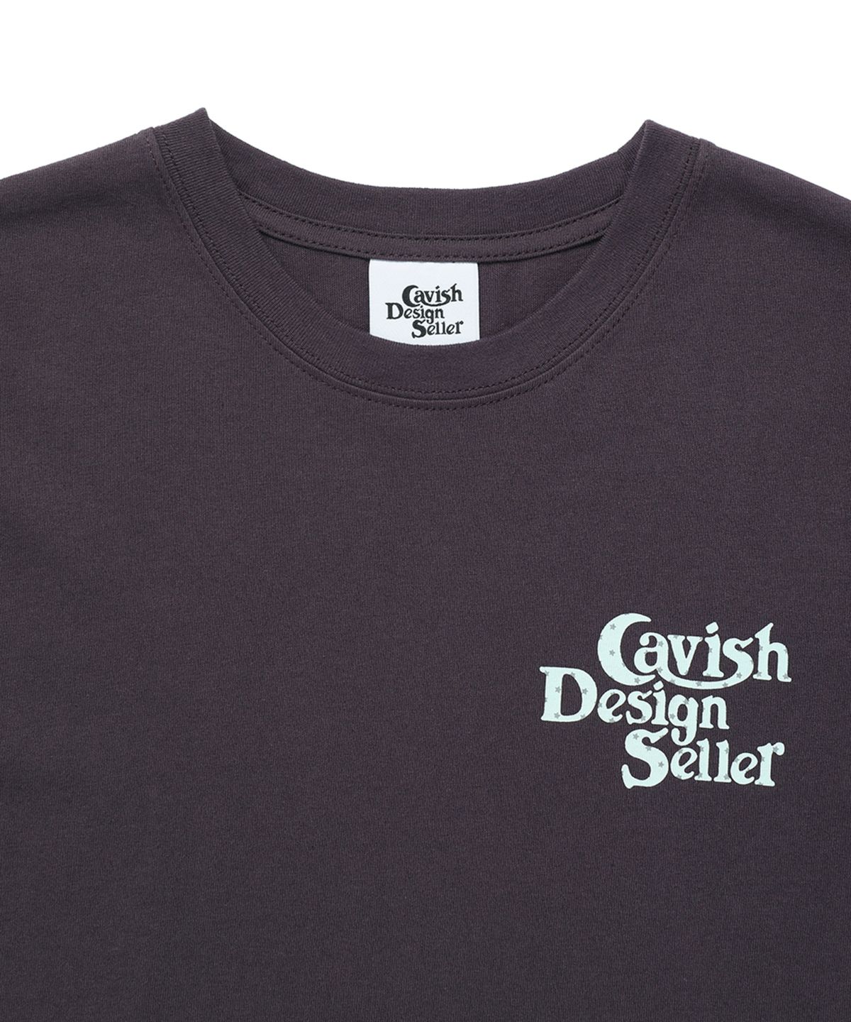 카비시(CAVISH) STAR SELLER LOGO LS TEE DARK PURPLE(CV2GSUT579A)