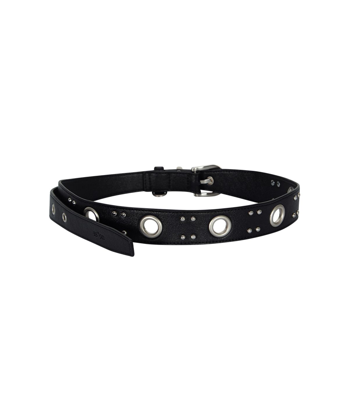 애즈온(ASON) DUET EYELET BELT / BLACK