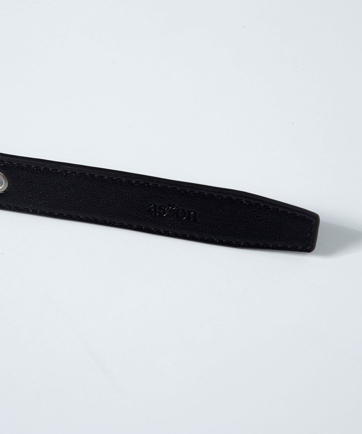 애즈온(ASON) DUET EYELET BELT / BLACK