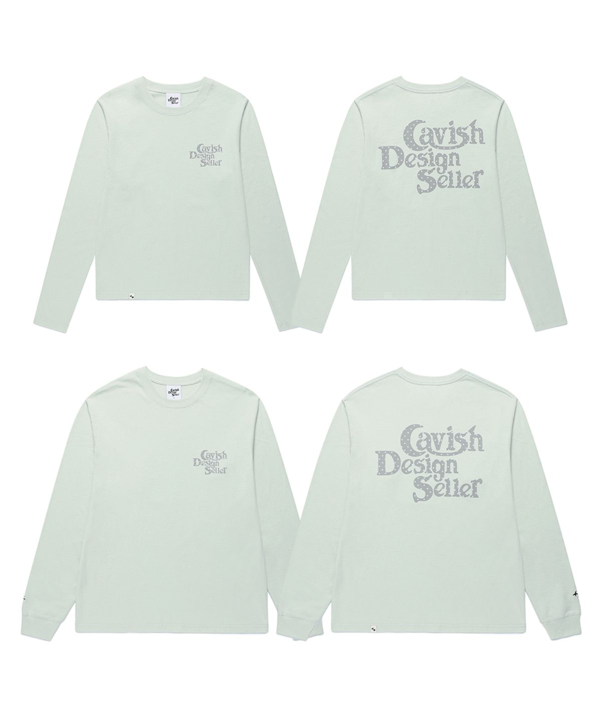 카비시(CAVISH) STAR SELLER LOGO LS TEE MINT(CV2GSUT579A)