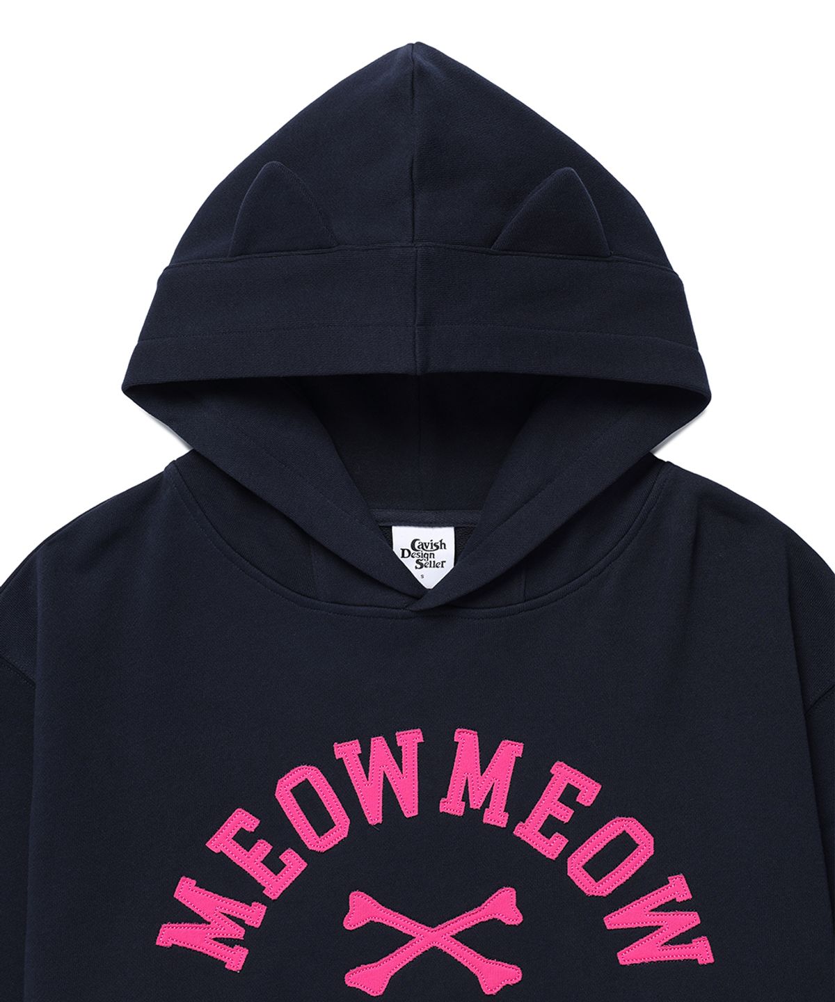 카비시(CAVISH) MEOW MEOW CAT EAR HOODIE NAVY(CV2GFFM401A)