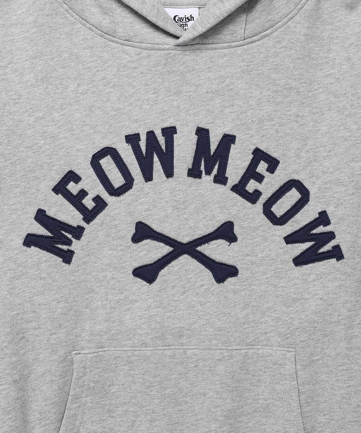 카비시(CAVISH) MEOW MEOW CAT EAR HOODIE GREY(CV2GFFM401A)