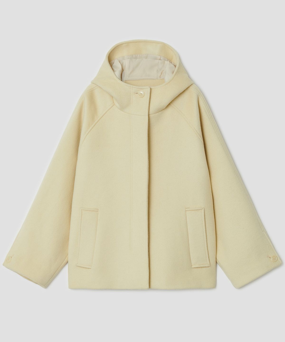 타입서비스(TYPESERVICE) Hooded Half Coat [Yellow]