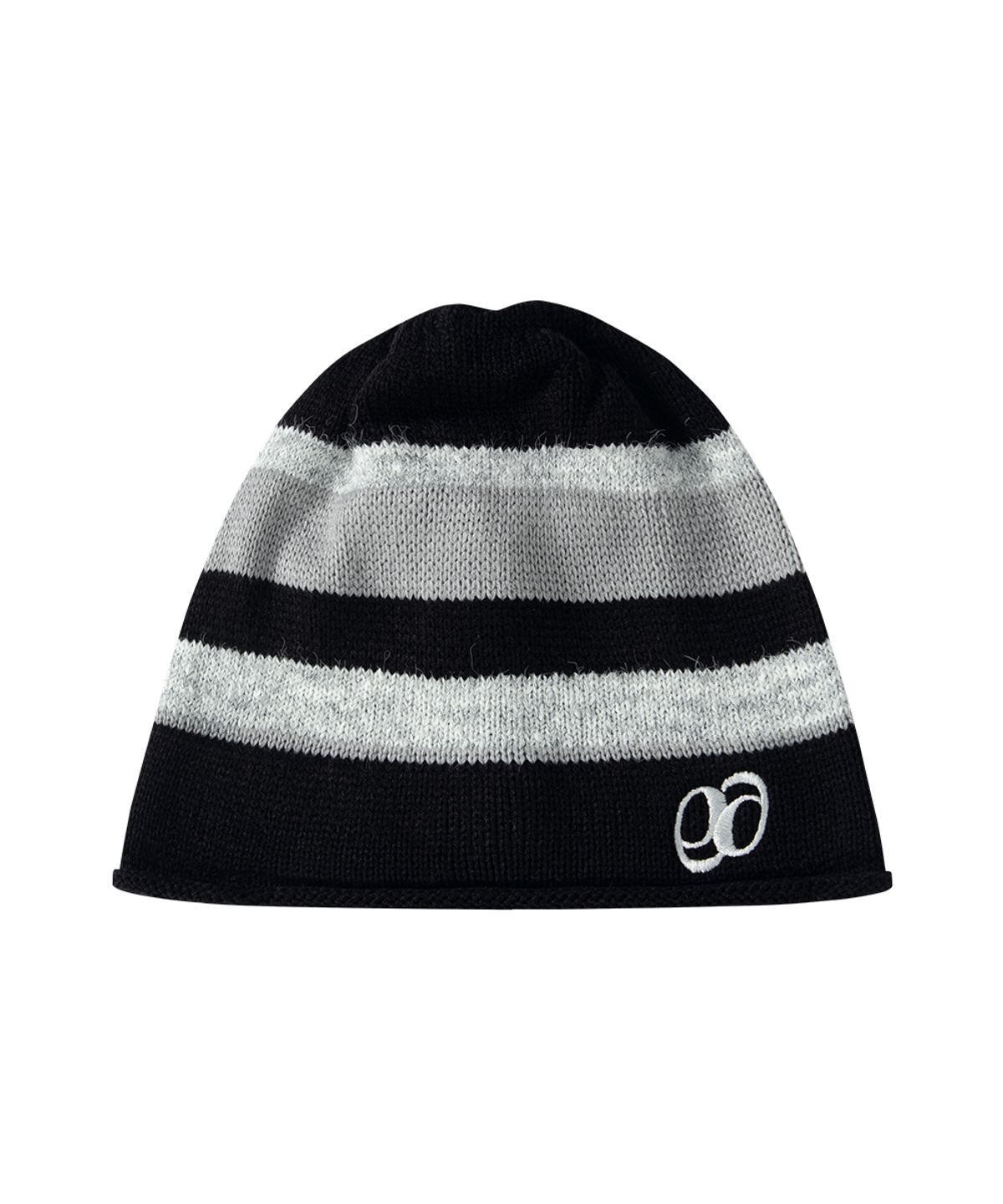 애즈온(ASON) LOLLY STRIPE BEANIE / BLACK
