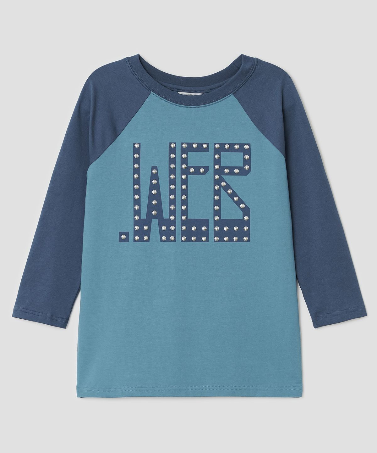 타입서비스(TYPESERVICE) Web Hotfix Raglan Top [Blue]