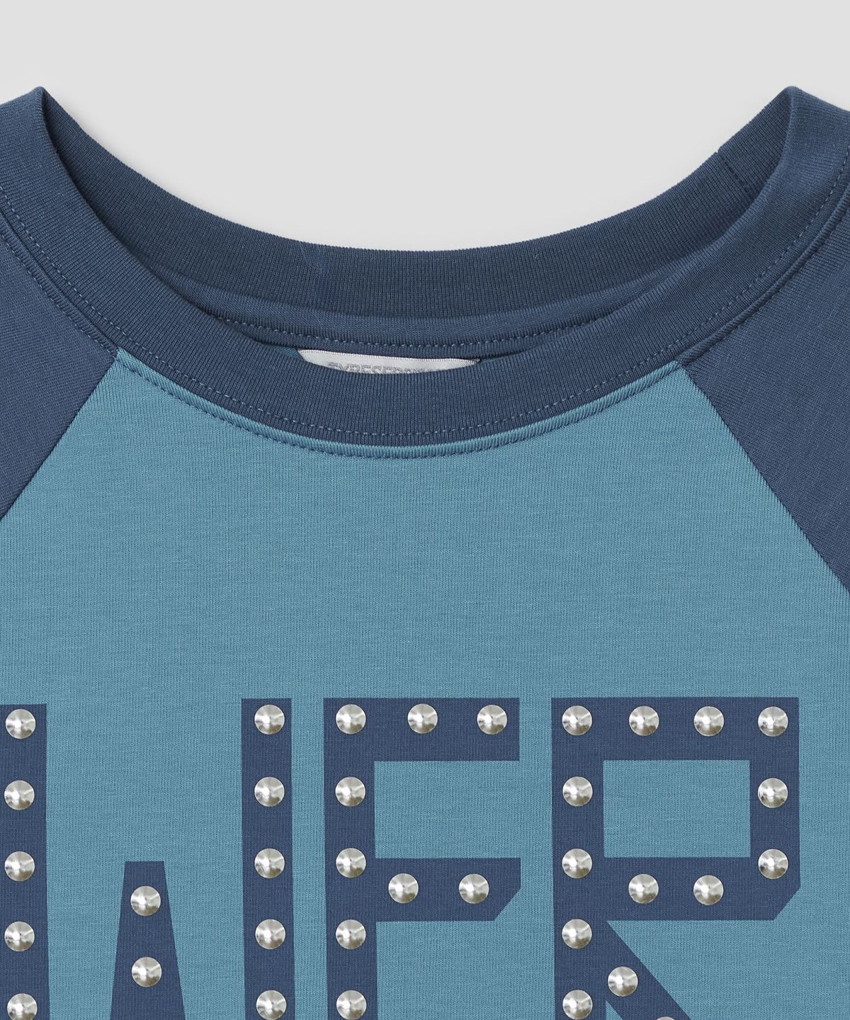 타입서비스(TYPESERVICE) Web Hotfix Raglan Top [Blue]