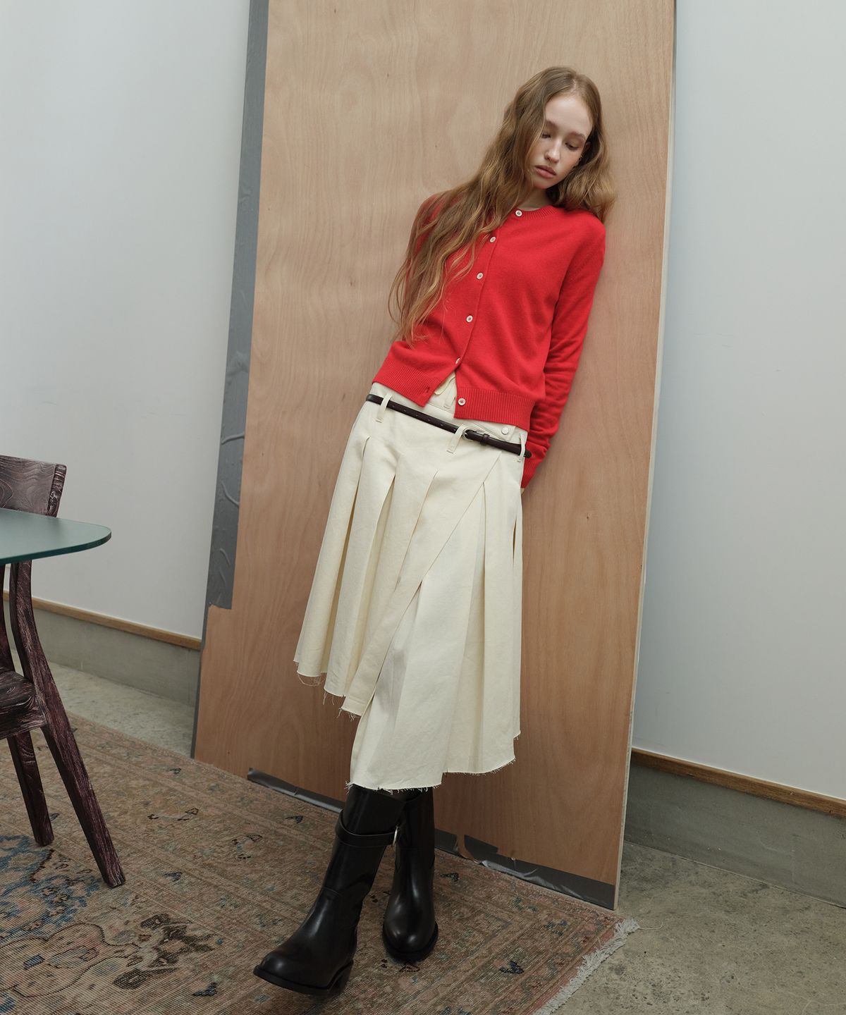 질바이질스튜어트(JILL BY JILLSTUART) [메이븐] 베이직 미들부츠