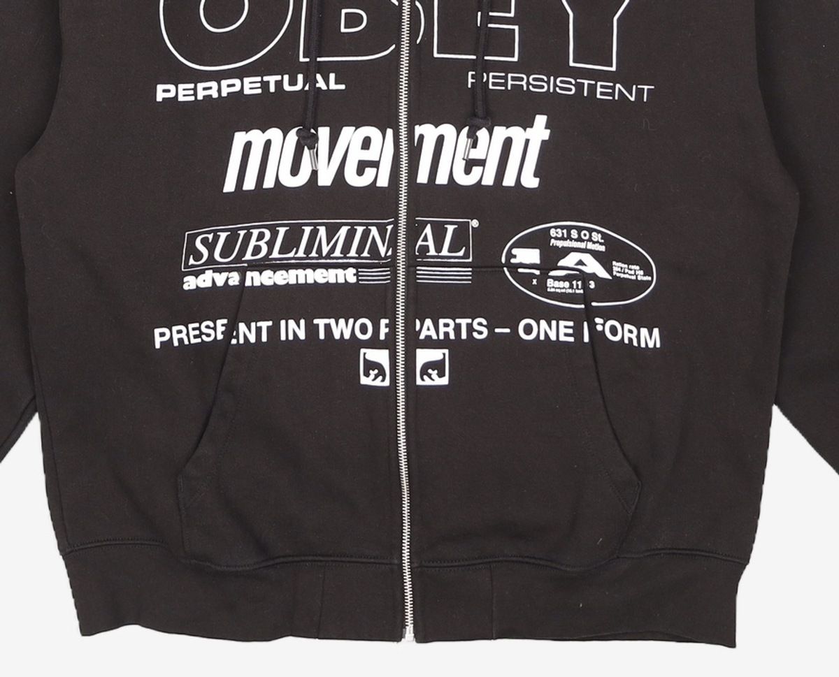 오베이(OBEY) 후드 집업 M
