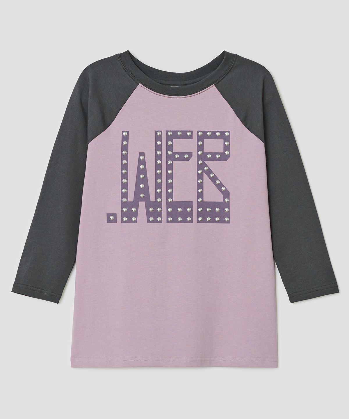 타입서비스(TYPESERVICE) Web Hotfix Raglan Top [Purple]