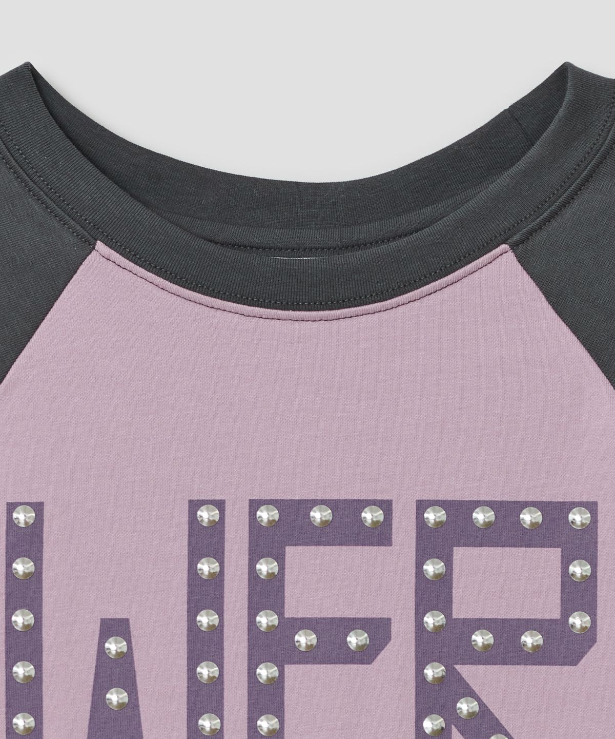 타입서비스(TYPESERVICE) Web Hotfix Raglan Top [Purple]