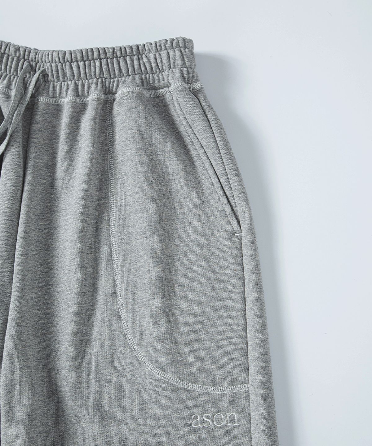 애즈온(ASON) MORROW TRAINING PANTS / MELANGE GRAY