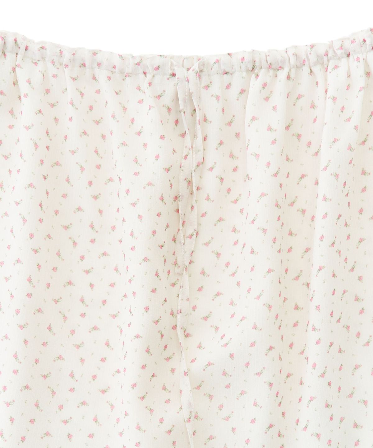 카이 샤오(KAIY XIAO) Seventh Day Date Layered Lace-up Top in floral