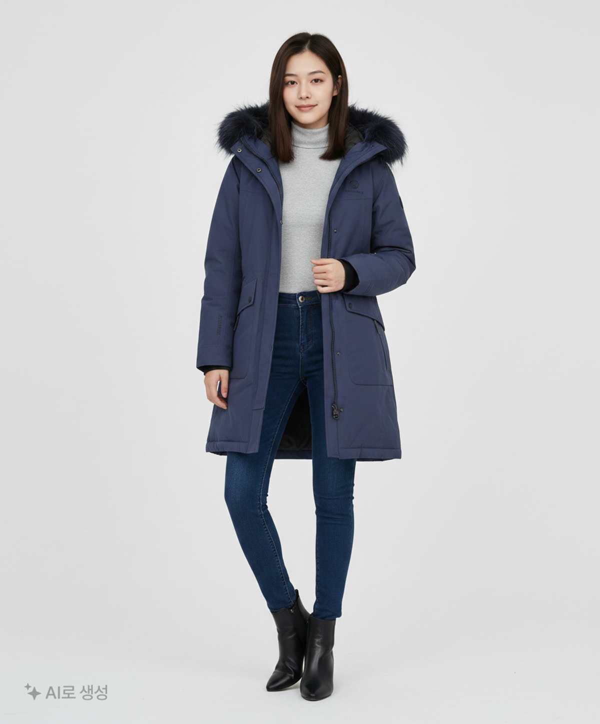빈폴아웃도어(BEANPOLE OUTDOOR) [빈폴 아웃도어] 카키 여성 고어텍스 프라임 다운 (BO7X38C05H) 85