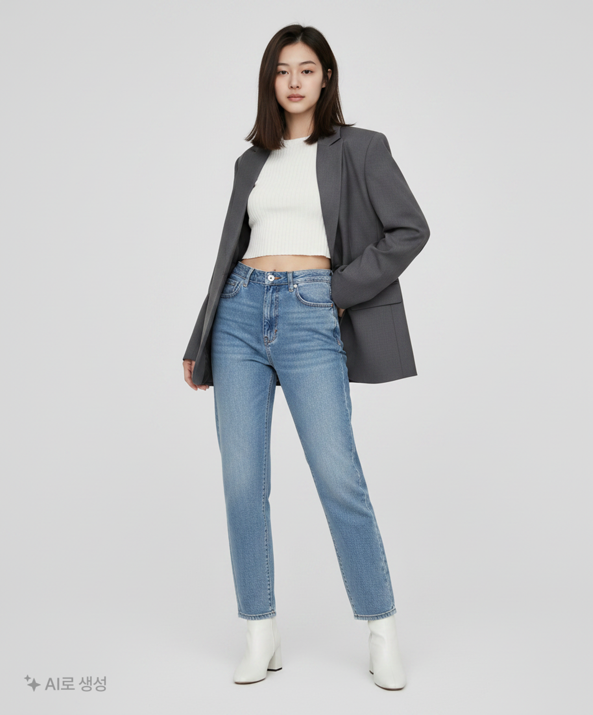차고(GARAGE) 청/데님 팬츠 30