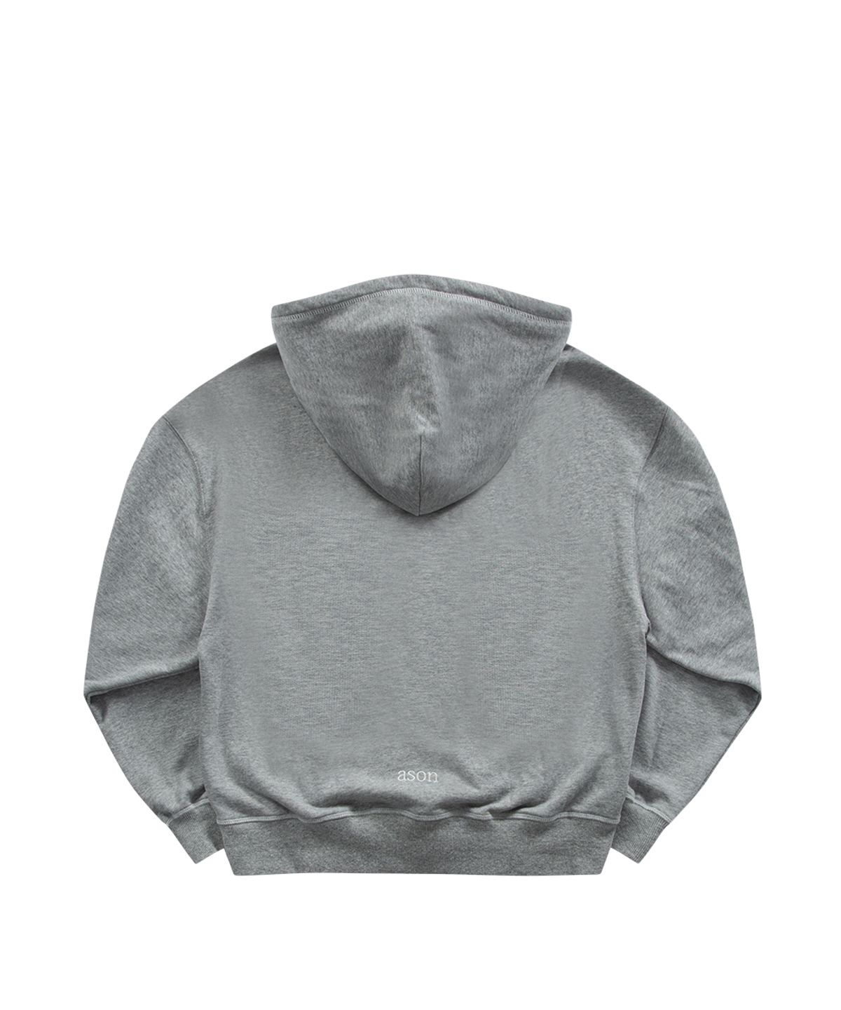 애즈온(ASON) MORROW TRAINING HOOD ZIP-UP / MELANGE GRAY