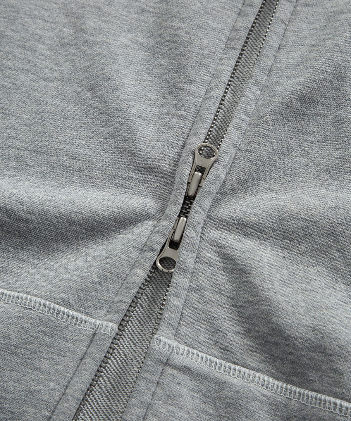 애즈온(ASON) MORROW TRAINING HOOD ZIP-UP / MELANGE GRAY
