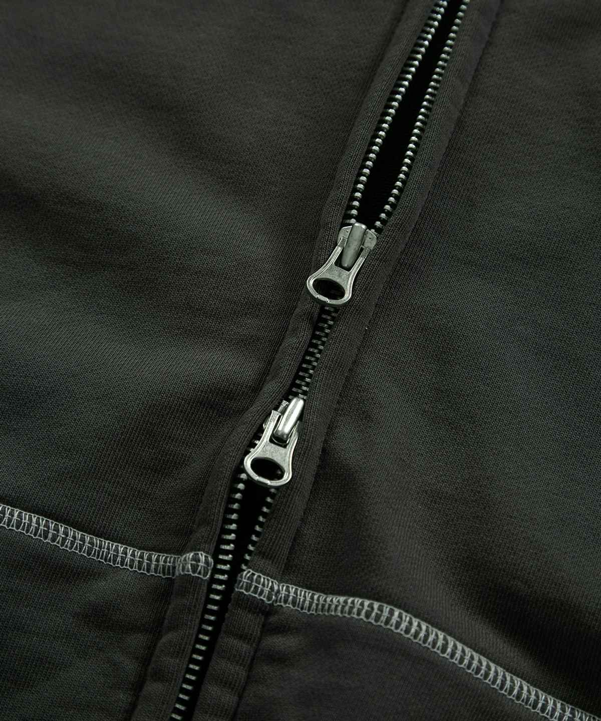 애즈온(ASON) MORROW TRAINING HOOD ZIP-UP / CHARCOAL