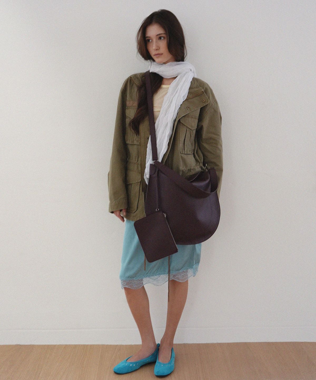옴니포턴트(OMNIPOTENT) Morrow Hobo Bag & Pouch _4colors