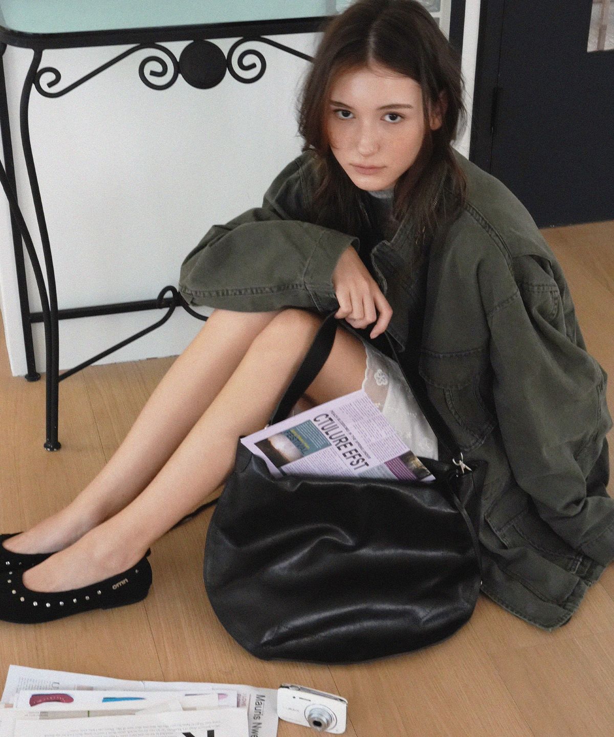 옴니포턴트(OMNIPOTENT) Morrow Hobo Bag & Pouch _4colors
