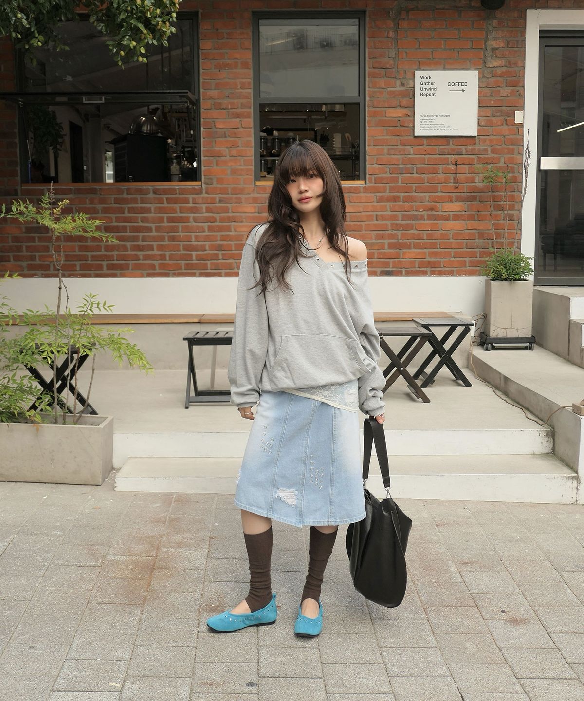 옴니포턴트(OMNIPOTENT) Morrow Hobo Bag & Pouch _4colors