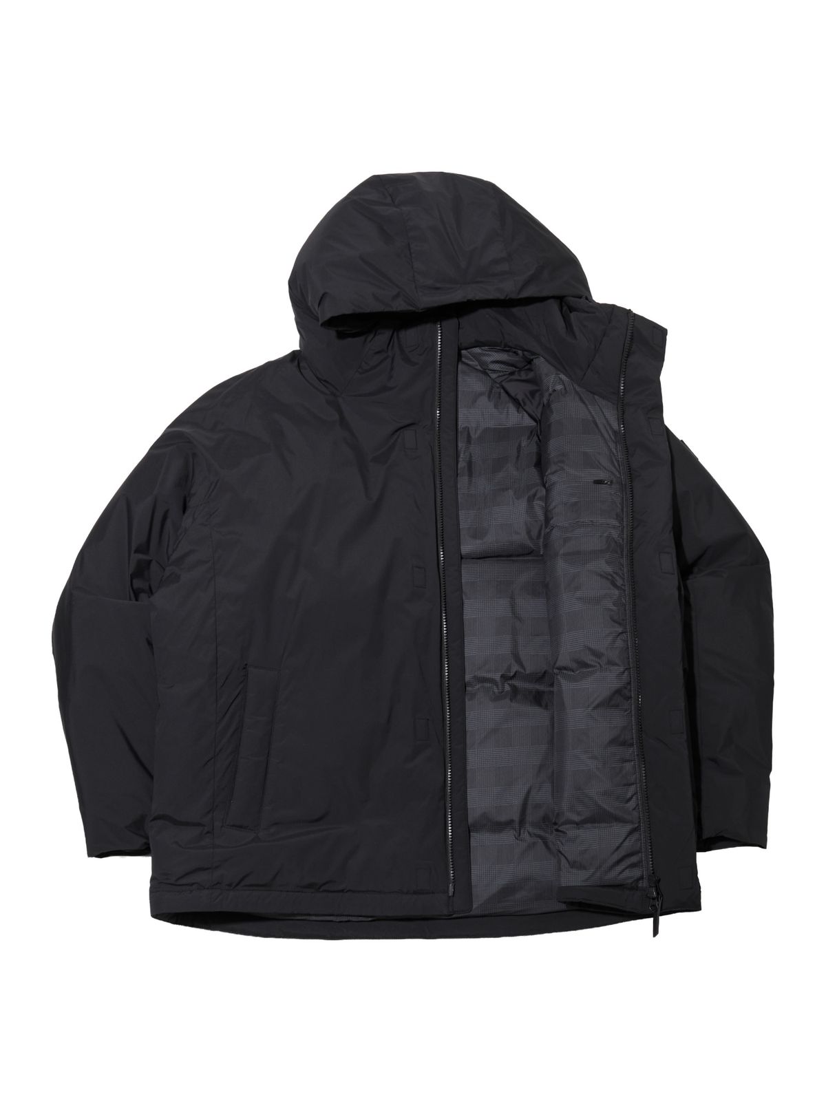 아이더(EIDER) Etoffe (에토프) 남성 캐시미어 블렌드 후드 다운 자켓_Black