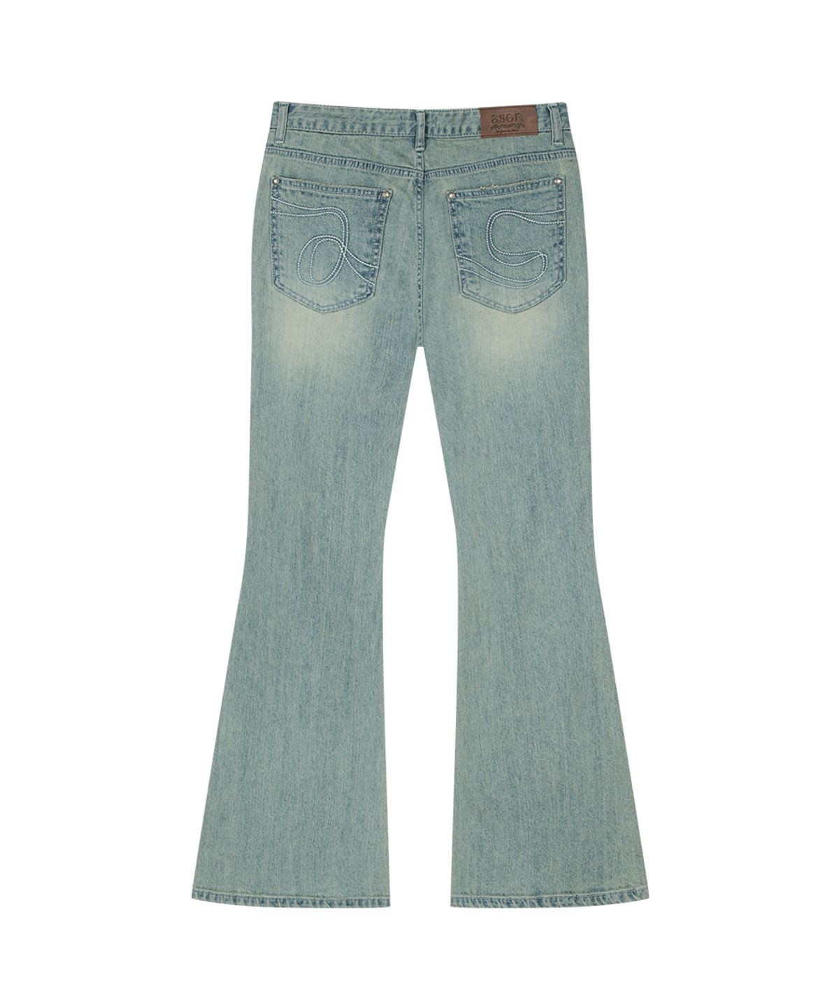 애즈온(ASON) DAWN BOOTCUT DENIM PANTS / LIGHT BLUE