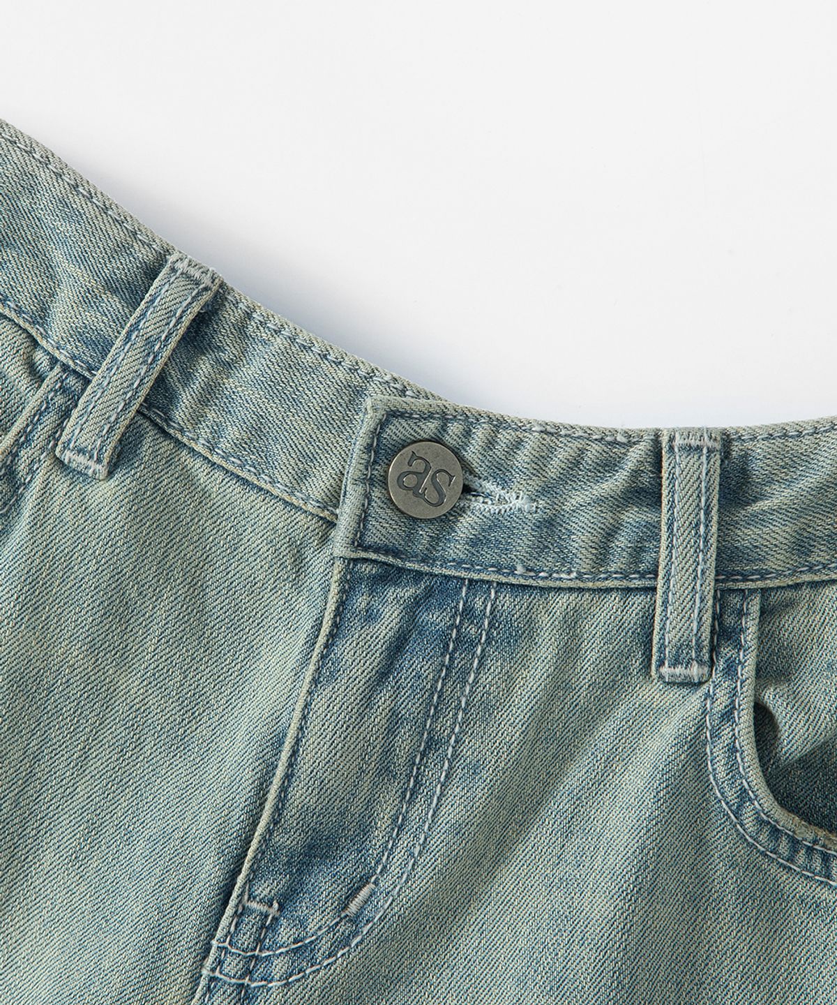 애즈온(ASON) DAWN BOOTCUT DENIM PANTS / LIGHT BLUE
