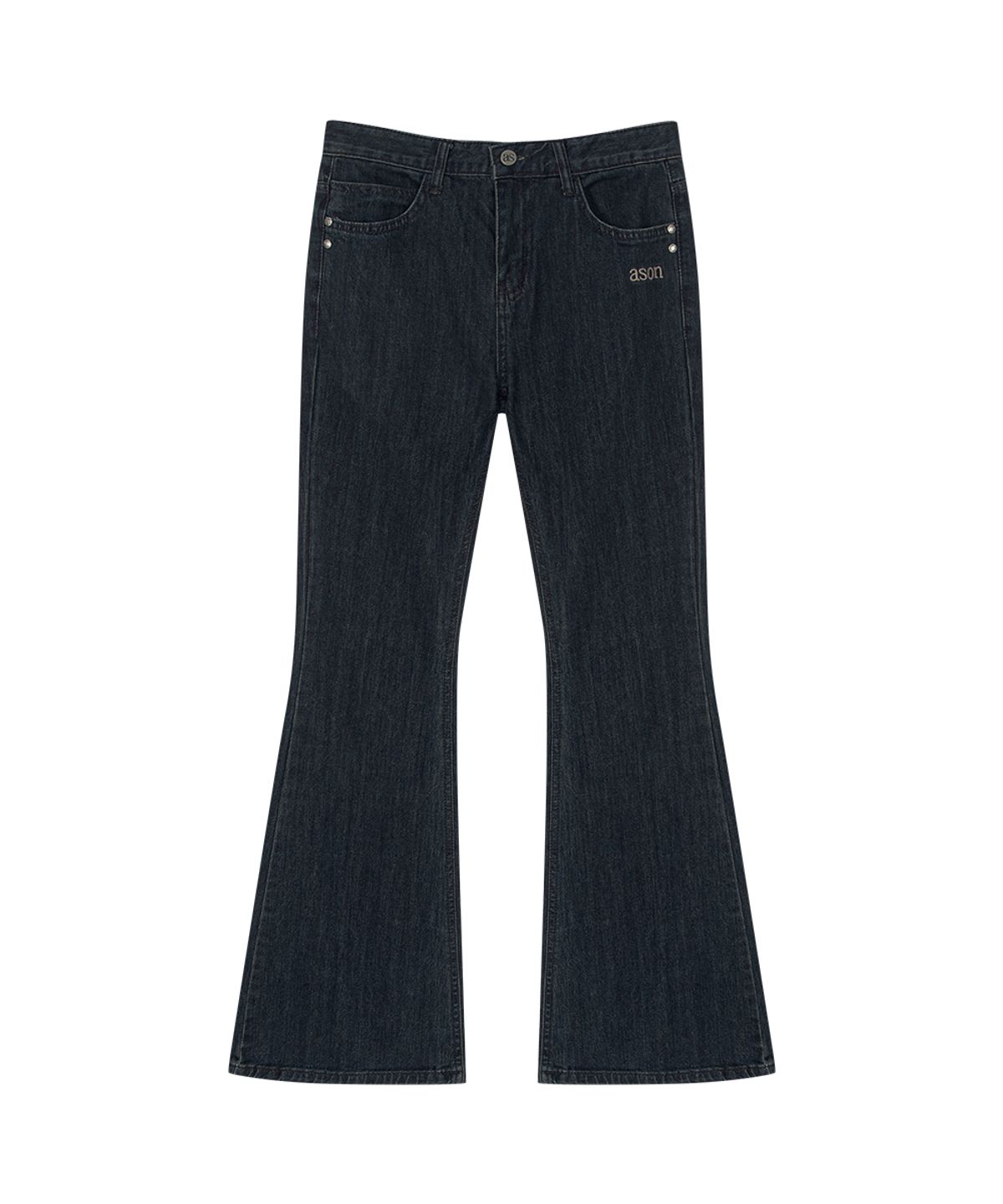 애즈온(ASON) DAWN BOOTCUT DENIM PANTS / INDIGO