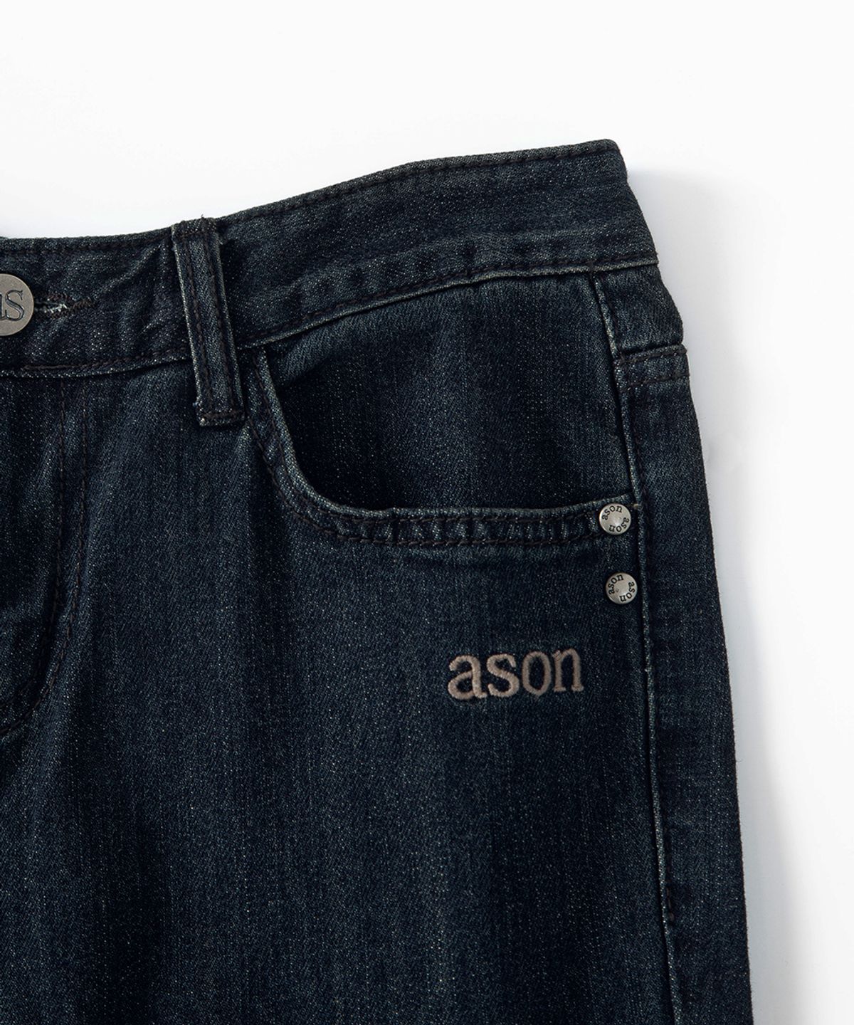 애즈온(ASON) DAWN BOOTCUT DENIM PANTS / INDIGO