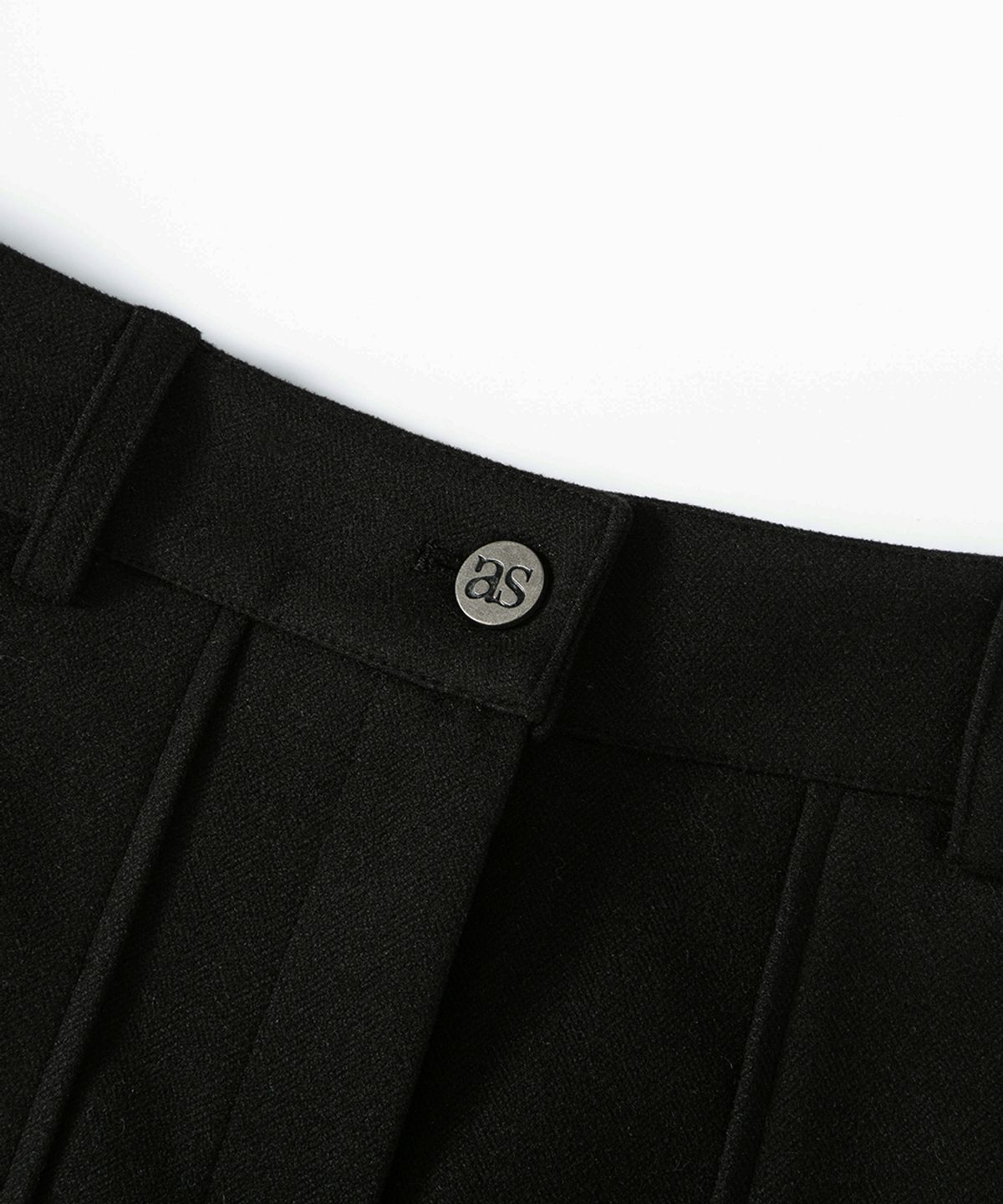 애즈온(ASON) MABLE TWO TONE SHORT PANTS / BLACK