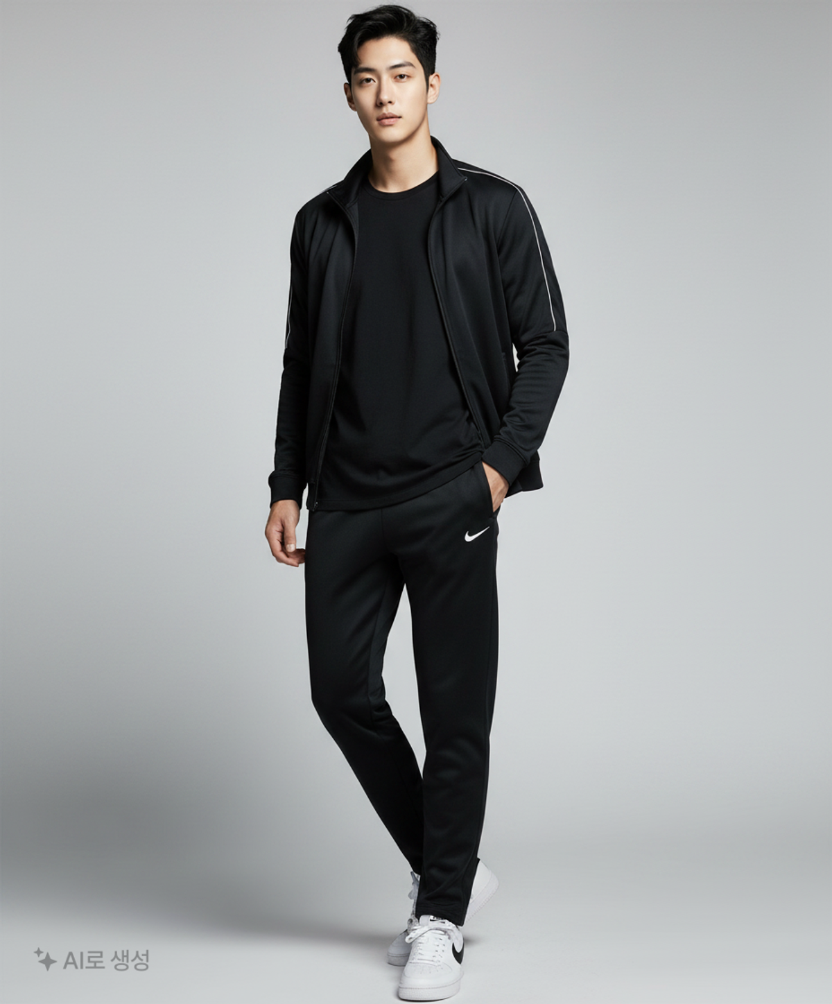 나이키(NIKE) 써마 핏 피트니스 팬츠 M - 블랙:화이트 / DQ4857-010 80
