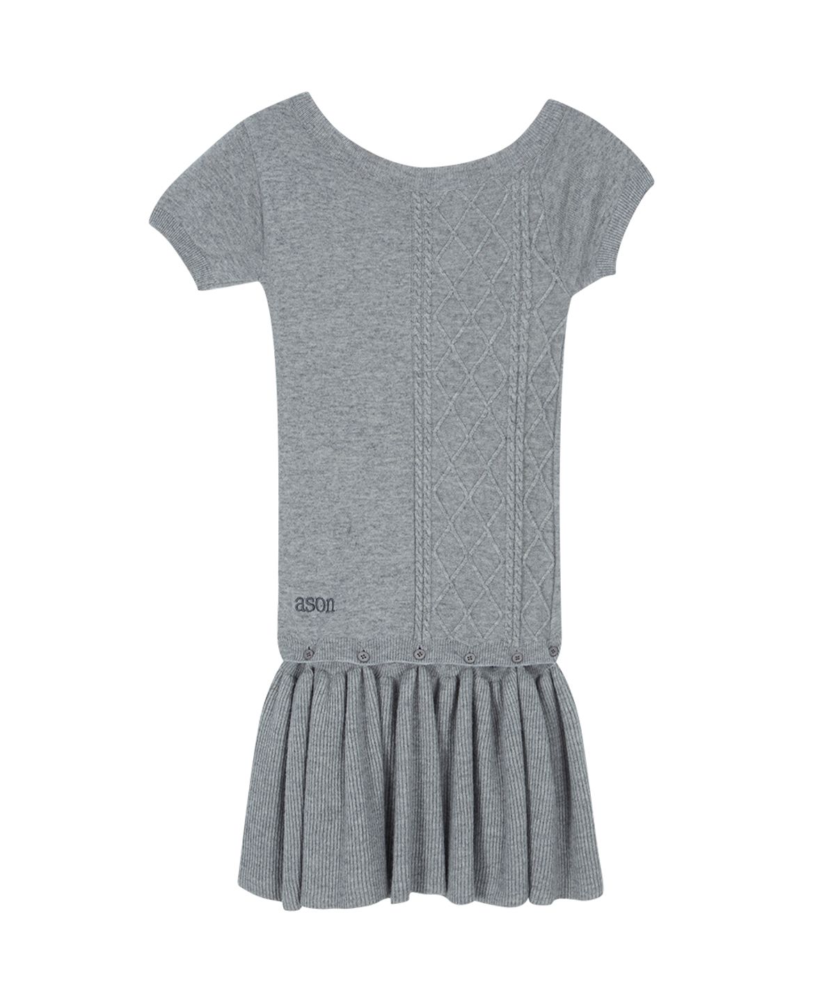 애즈온(ASON) DREAM TWO WAY DRESS / GRAY
