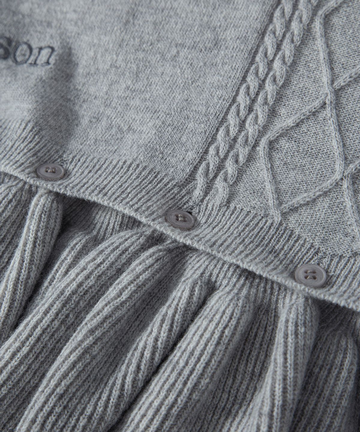 애즈온(ASON) DREAM TWO WAY DRESS / GRAY