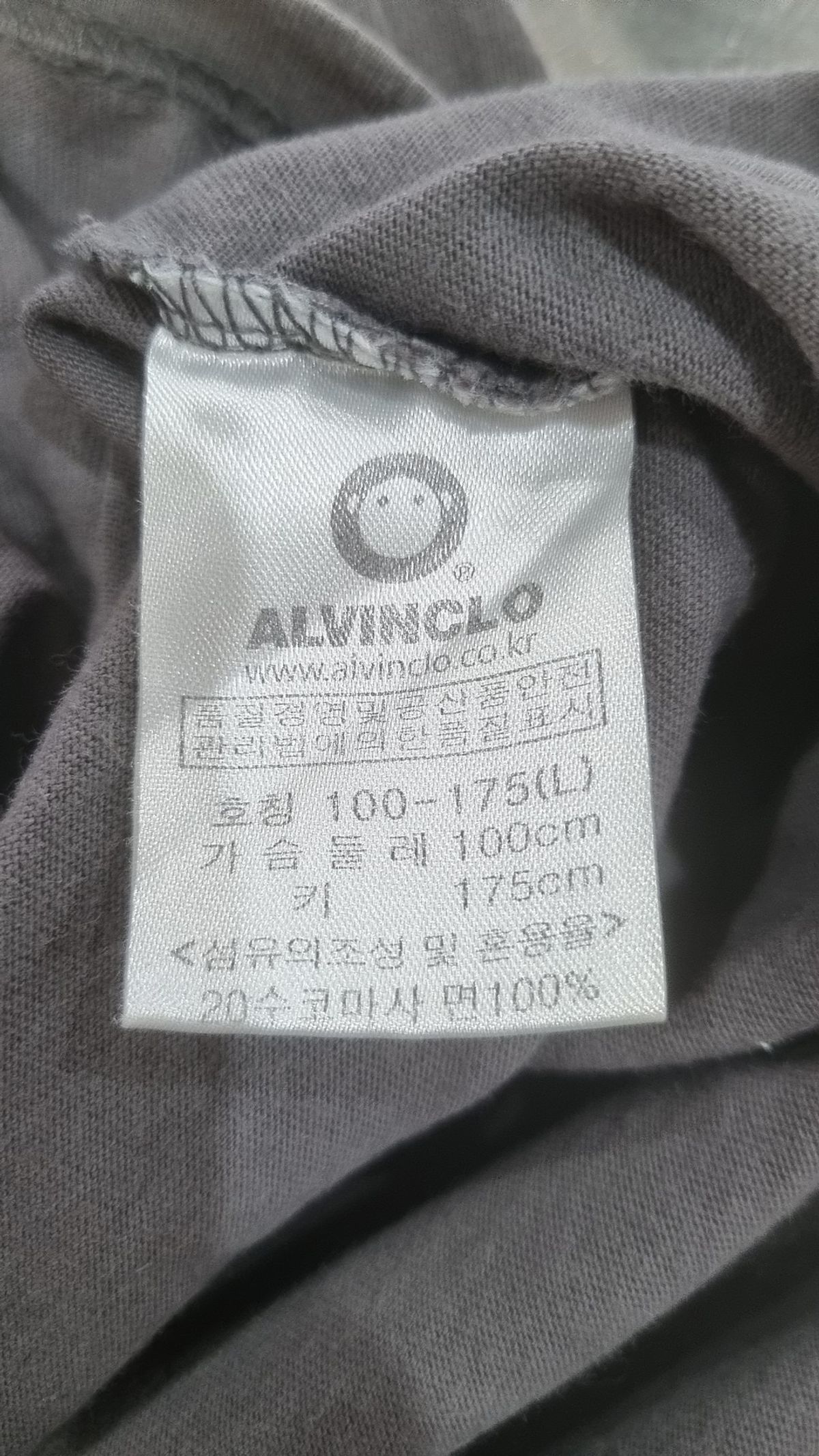 앨빈클로(ALVINCLO) 반소매 티셔츠 L