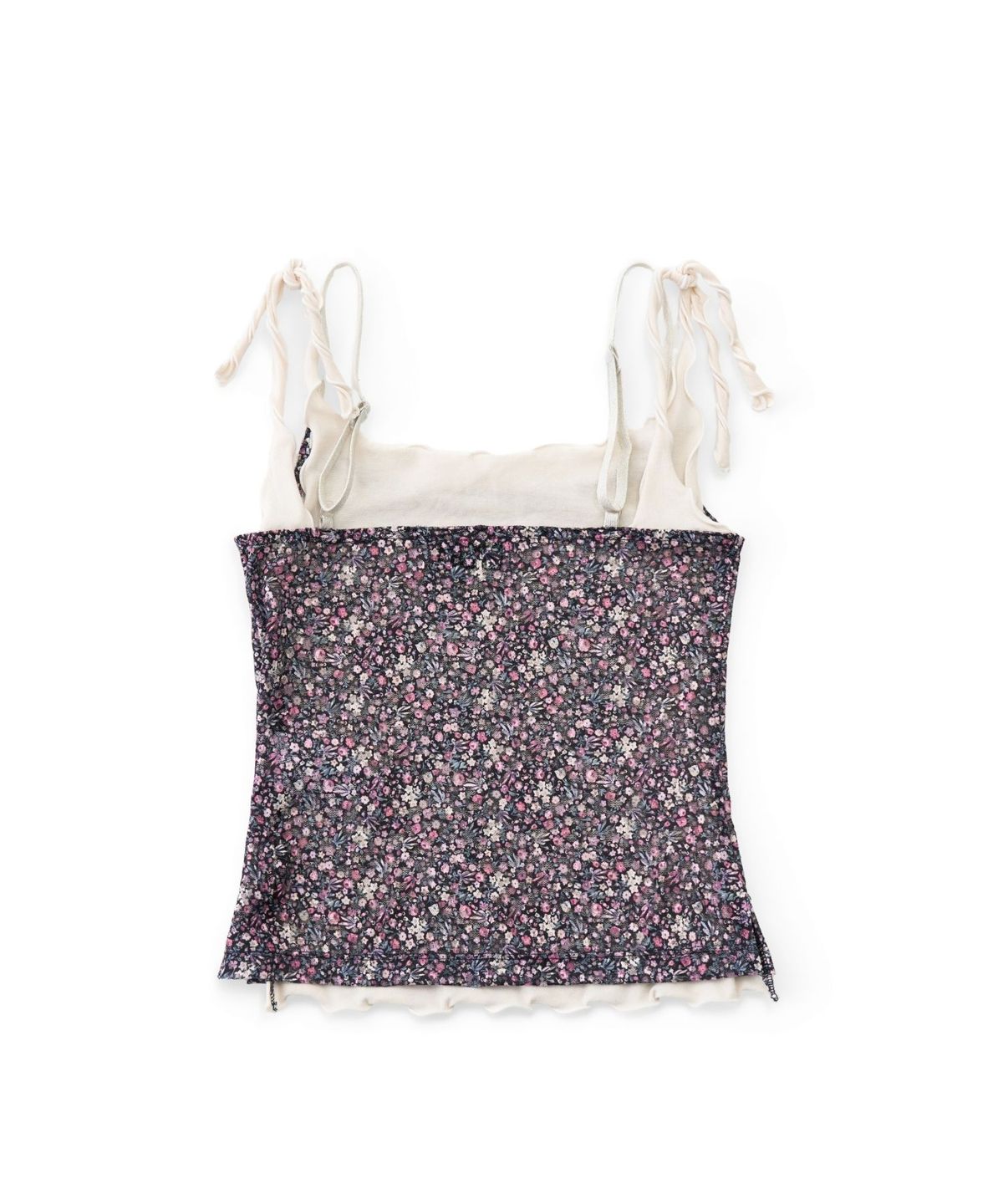 카이 샤오(KAIY XIAO) Flower Dream Two piece Layered Suspender Top